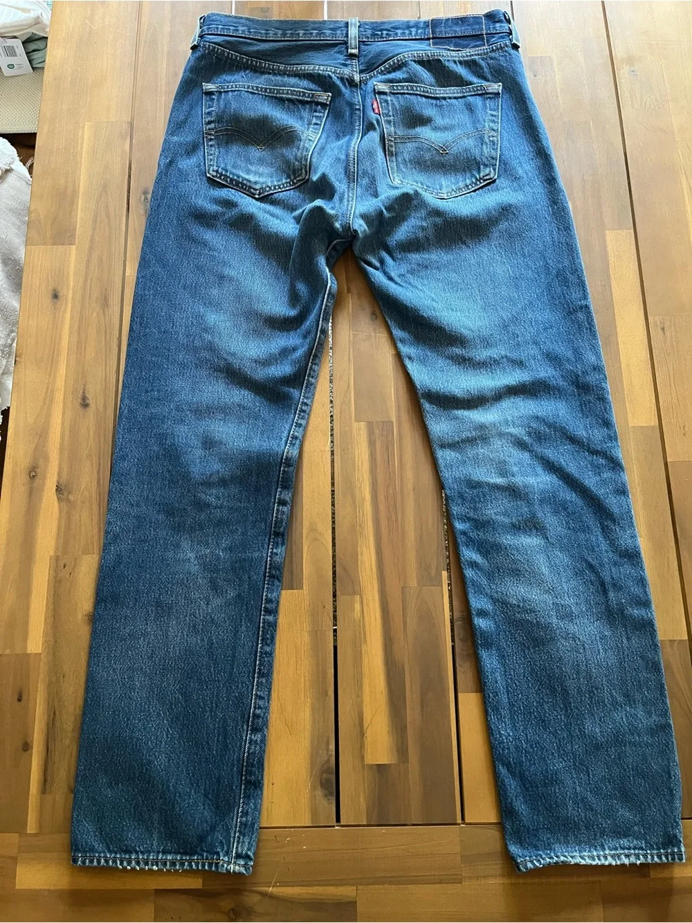 Men’s Levi's Straight Leg Dark Blue Denim Jeans